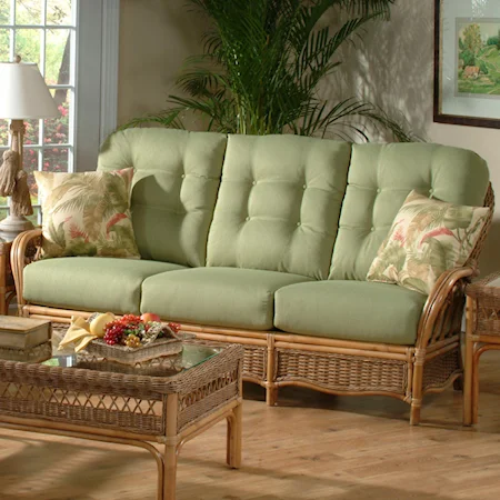 Tropical Rattan Sofa